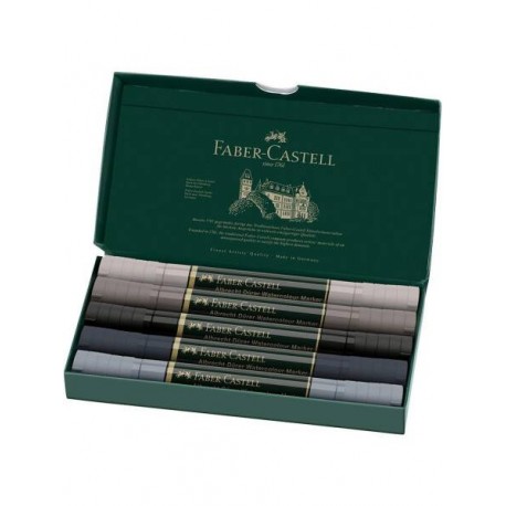 Set 5 markere acuarelabile - Basic - A.Durer -  Faber-Castell