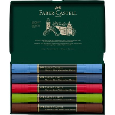 Set 5 markere acuarelabile - Portret - A.Durer -  Faber-Castell 2