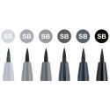 Set 4 linere Negre Pitt Artist - Faber Castell
