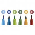Set 6 linere Pitt Artist - Terra - Faber Castell