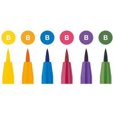 Set 6 linere Pitt Artist - Nuante de gri - Faber Castell 2