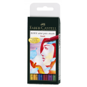 Set 6 linere Pitt Artist - Nuante de gri - Faber Castell