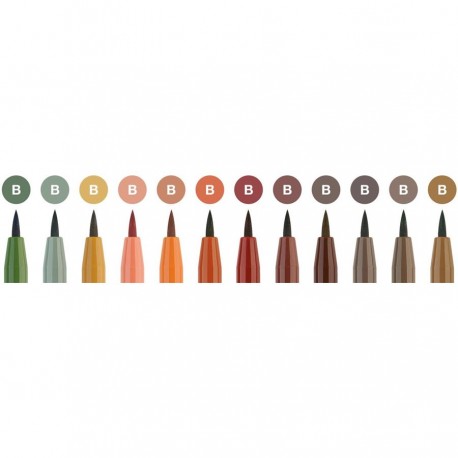 Set 12 linere Pitt Artist - Pastel - Faber Castell