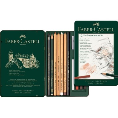 Set grafica 26 piese Pitt Monochrome - Faber Castell
