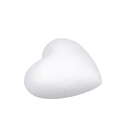 Jumatate Inima Polistiren 9cm