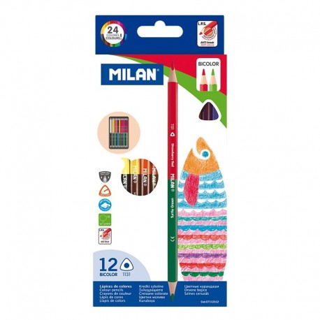 Set 24 creioane colorate MILAN 80024