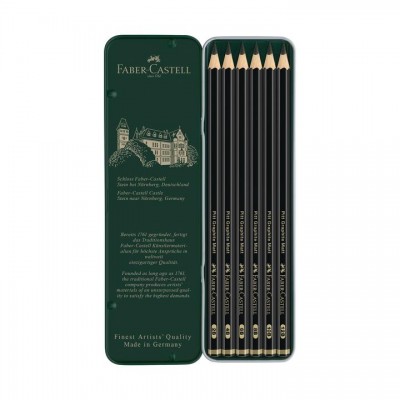Set 6 creioane Pitt Grafit Mat
