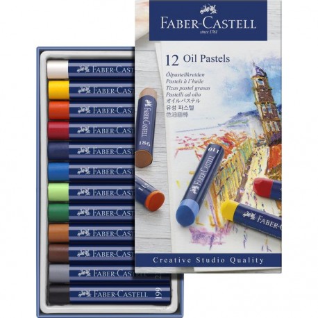 Set Pastel Uscat Faber Castell - 12 nuante