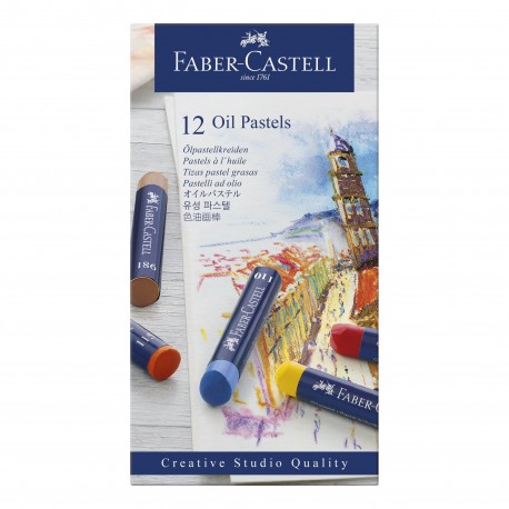 Set Pastel Uscat Faber Castell - 12 nuante