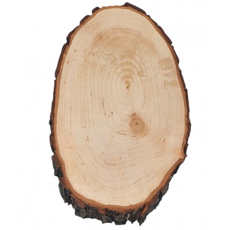 Blat lemn natural Oval 40cm