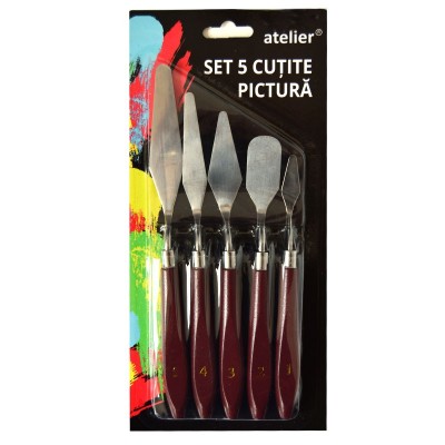 Set 5 cutite de pictura Daco