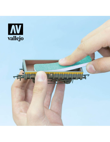 Set burete abraziv Vallejo 90x19x6mm