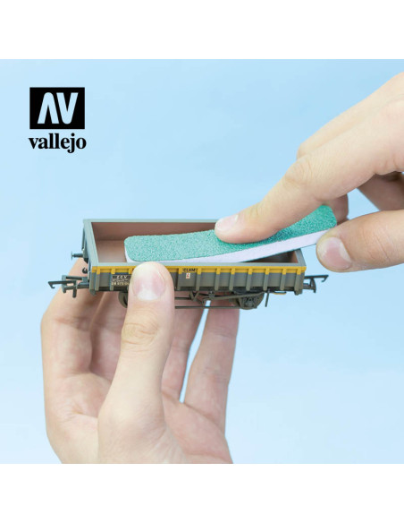 Set burete abraziv Vallejo 90x19x6mm
