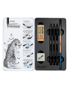 Set creioane grafit acuarelabile 2