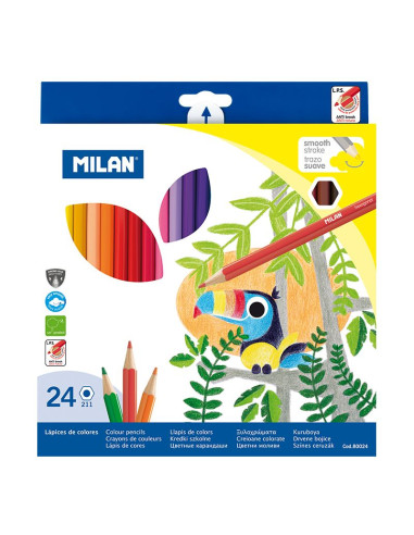Milan Colored Pencils - Set of 24