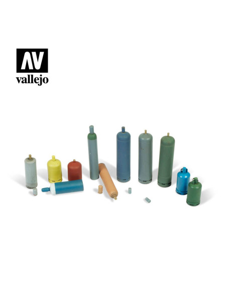 Set 11 butelii de gaz 1/35