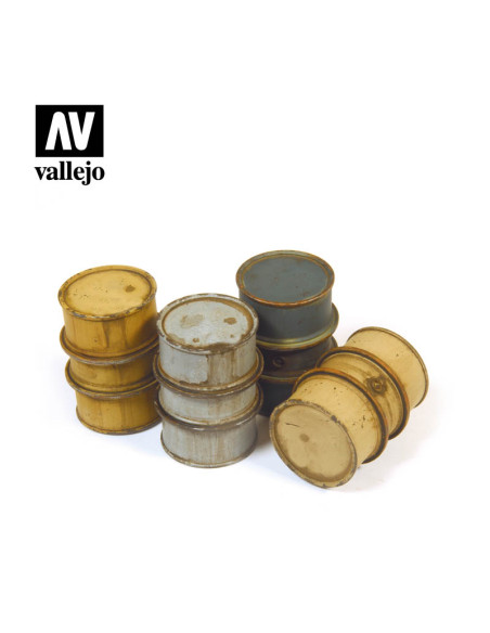 Set 4 butoaie combustibil 1/35 - Model 1