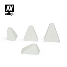 Set 4 bariere anti-tanc Höckerhindernis “Type 38” 1/35