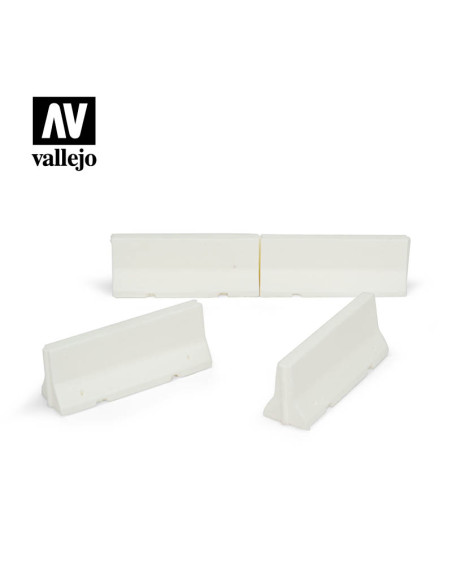 Set 4 bariere de ciment 1/35