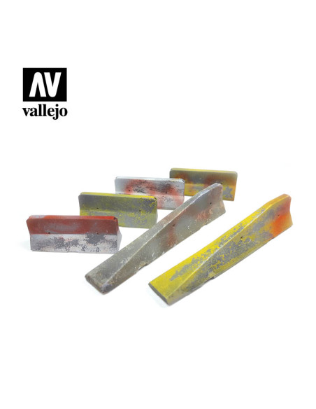 Set 6 bariere de ciment 1/35