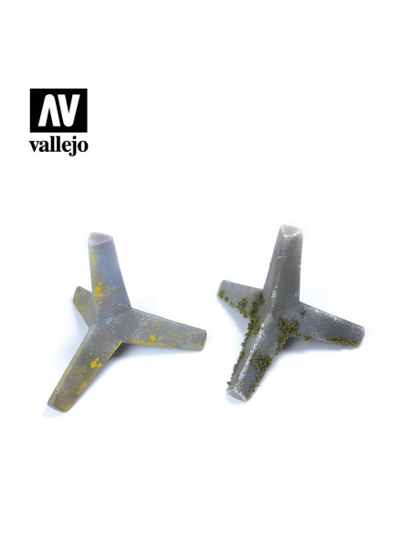 Set 2 bariere de ciment 1/35