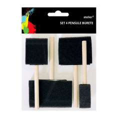 Sponge tip brush set