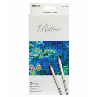 Set 24 creioane colorate Marco Raffine