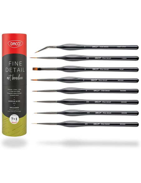 Model making brush set - 7 brushes