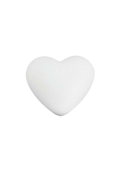 Inima polistiren 8cm - Obiect decorabil din polistiren