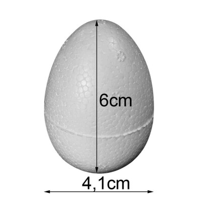 Oua din polistiren 6,5 cm