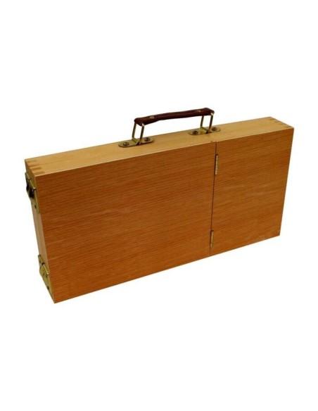 Wooden box for painting supplies