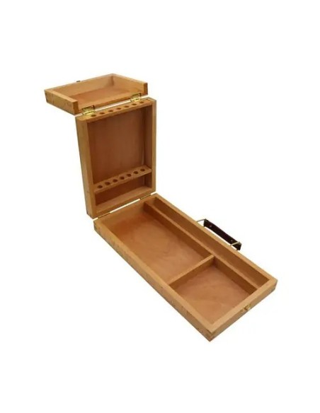 Wooden box for painting supplies