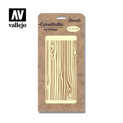Stencil Vallejo - Wood 12,5x25cm