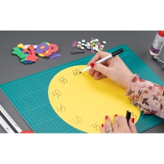 Marker CD/DVD Negru cu doua capete 2