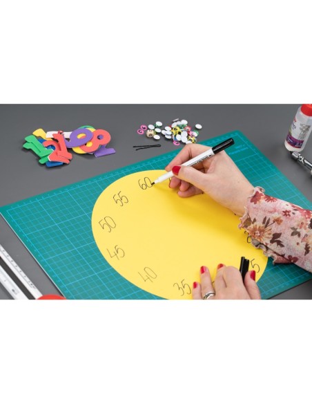 Marker CD/DVD Negru cu doua capete