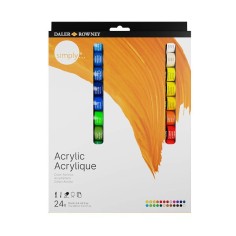 Simply Acrylic Paint Set of 24
