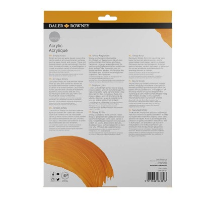 Simply Acrylic Paint Set of 24