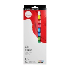 Set 12 culori ulei Daler Rowney