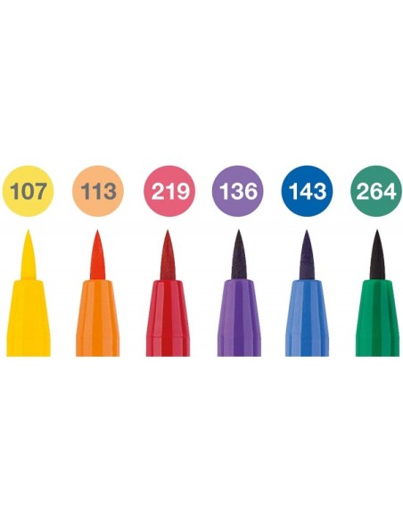 copy of Faber Castell Pitt Artist Brush Pens - Set of 6 - Portrait Tones