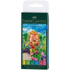 Set 6 linere Pitt Artist - Spring - Faber Castell