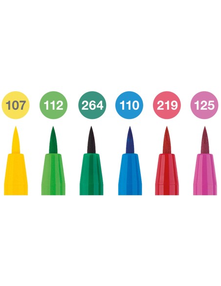 Set 6 linere Pitt Artist - Spring - Faber Castell