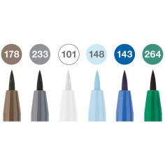 copy of Faber Castell Pitt Artist Brush Pens - Set of 6 -... 2