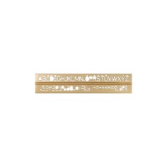 Sablon plastic Litere si Cifre 10mm ISO