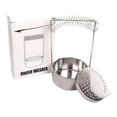 Vas metalic pentru spalat pensule