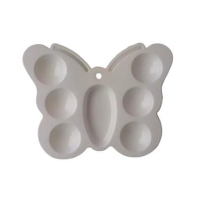 Butterfly shaped plastic palette