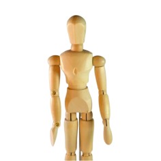 Male Wooden Mannequin 20cm 2