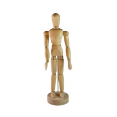 Male Wooden Mannequin 20cm