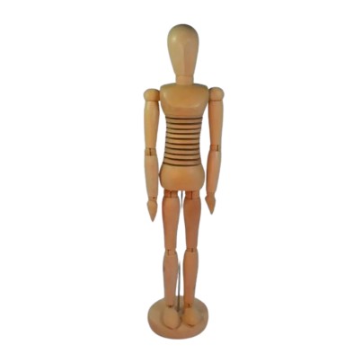 Flexible Male Wooden Mannequin 40cm