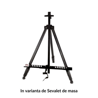 Aluminum Travel Easel - Black
