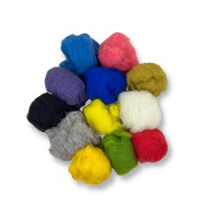 Lana color asortata pentru paslare 100g